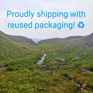 I ship all sales with reused packaging!